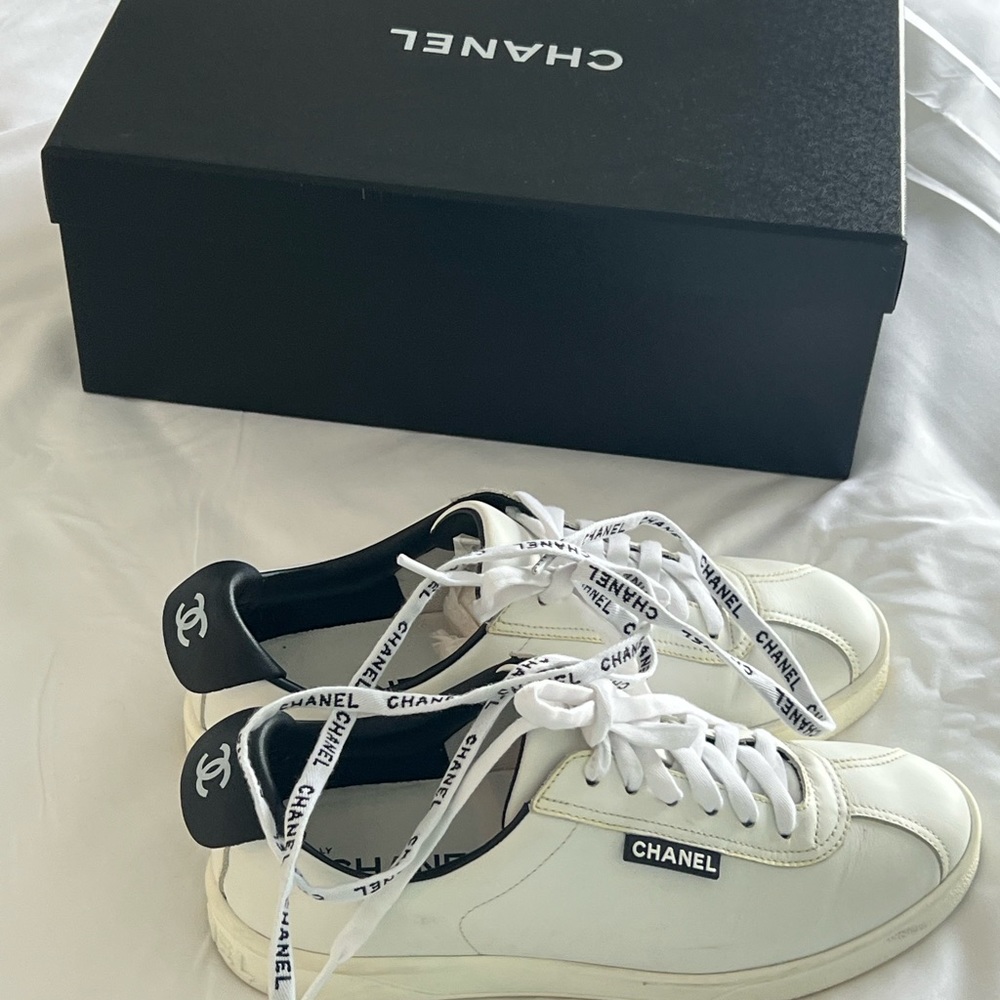 AUTHENTIC Chanel Leather sneakers. Purchased from Barney’s New York